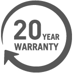 20 Year Warranty